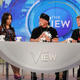 Hulk Hogan wearing sunglasses and a do-rag on The View, like the cool guy he is. (Photo: Getty Images)